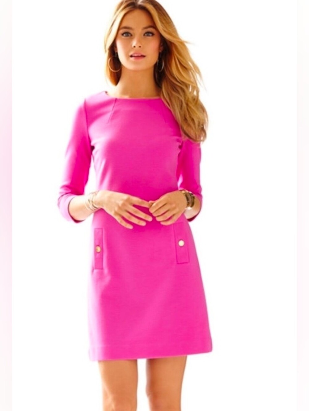 Lilly Pulitzer Hot Pink Shift Dress